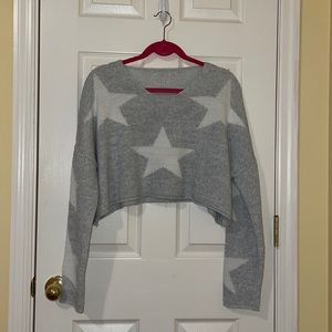 star cropped sweater